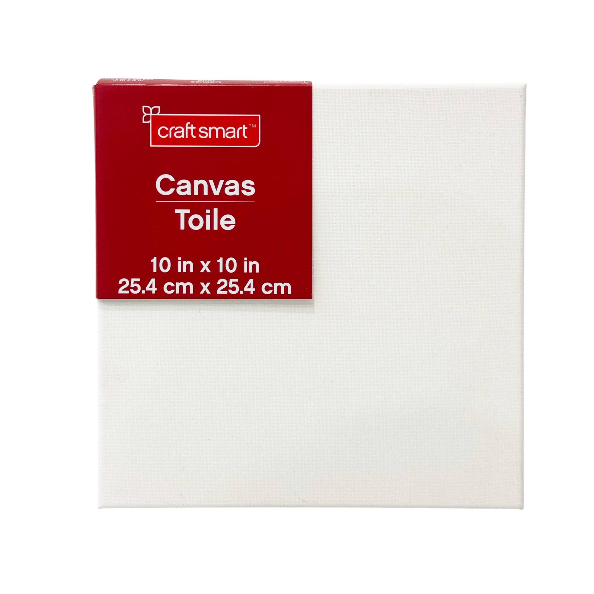 White Cotton Duck Canvas by Craft Smart